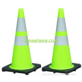 Lime Green Reflective PVC Plastic Traffic Road Cone